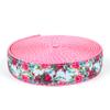Country Brook Design - Vintage Roses Ribbon on Pink Nylon Webbing (3/4 Inch, 5 Yards) view 1