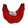 SM SunniMix Portable Bag See-Saw Cleaner Ball Polisher and Carrier Gym Equipment with Lanyard for Bowler, Red view 3