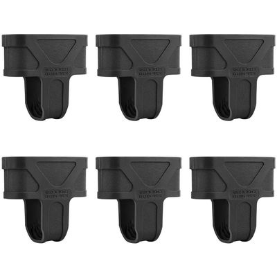 Feyachi 223 Mag Assist Magzine Protector- Magazine Assist Pull,Magazine Floor Plates and Base Plates (Pack of 6 pcs-Black)