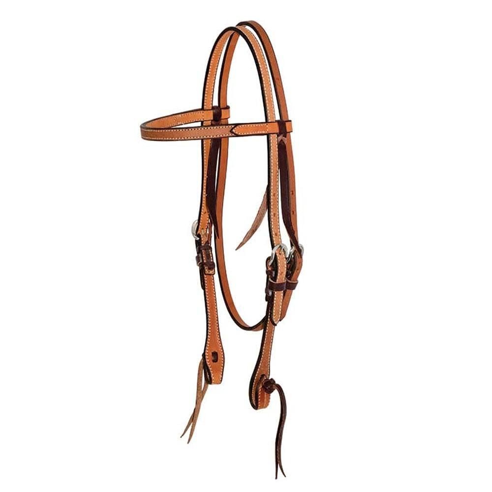Partrade Cowboy Tack 5/8in Cowboy Knot Browband Hadstall