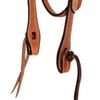 Partrade Cowboy Tack 5/8in Cowboy Knot Browband Hadstall view 2
