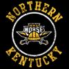 UGP Campus Apparel LS04 - Northern Kentucky Norse Distressed Circle Logo Womens T-Shirt - 2X-Large - Black view 2
