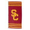 Northwest NCAA USC Trojans Unisex-Adult Beach Towel, 30" x 60", Stripes view 1