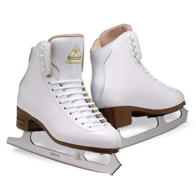 Jackson Ultima Classique JS1990 White Womens Ice Skates Width B Size 6