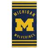 Northwest NCAA Michigan Wolverines Unisex-Adult Beach Towel, 30" x 60", Stripes view 1