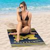 Northwest NCAA Michigan Wolverines Unisex-Adult Beach Towel, 30" x 60", Stripes view 2