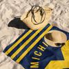 Northwest NCAA Michigan Wolverines Unisex-Adult Beach Towel, 30" x 60", Stripes view 3