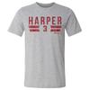 500 LEVEL Bryce Harper Philadelphia Font Shirt (Heather Gray, XX-Large) view 1