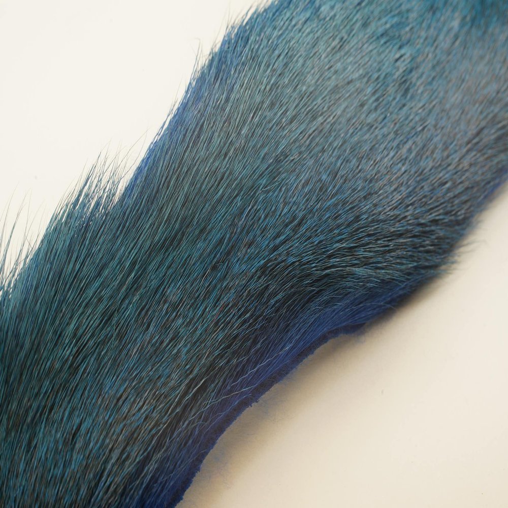 Wapsi Premo Deer Hair Strips Blue