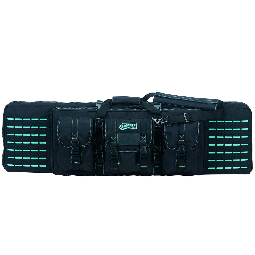 42" Padded Weapons Case - Lady Voodoo Custom Series, Black/Teal, Black/Teal