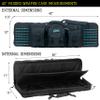 42" Padded Weapons Case - Lady Voodoo Custom Series, Black/Teal, Black/Teal view 3