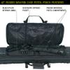 42" Padded Weapons Case - Lady Voodoo Custom Series, Black/Teal, Black/Teal view 4