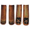NOVELTY GIANT WWW.NOVELTYGIANT.COM Adult 3D Animal Paw Feet Print Foot Crew Socks Elastic Hosiery Dog view 2