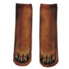 NOVELTY GIANT WWW.NOVELTYGIANT.COM Adult 3D Animal Paw Feet Print Foot Crew Socks Elastic Hosiery Dog view 3