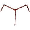 CIRCLE Y Flat Infinity Beaded Breast Collar - Durable Lightweight Adjustable Double-Ply Leather Western Horse Breast Collar with Stainless Steel Hardware view 2