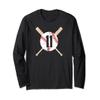Baseball Number 11 Eleven T Shirt Distressed Softball view 1