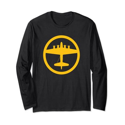B-17 Flying Fortress Yellow World War II Airplane Sleeve