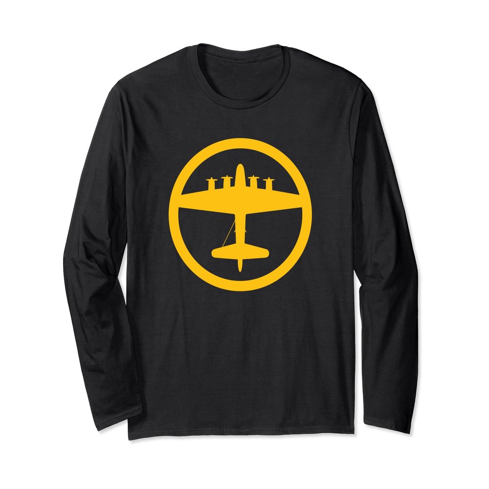 B-17 Flying Fortress Yellow World War II Airplane Sleeve