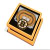 YouTheFan NHL Boston Bruins 3D StadiumViews Coasters , 4" x 4" view 1