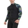 BIKMAN Diving Suit Men's Long-Sleeved Quick-Drying Sun Protection Surfing Rahguard (Black, XL) view 2