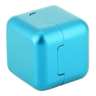 Alomejor Aluminum Portable Mini Magnetic Pool Chalk Holder Billiard Chalk Holder for Billiard Cue Snooker Accessory(Blue)