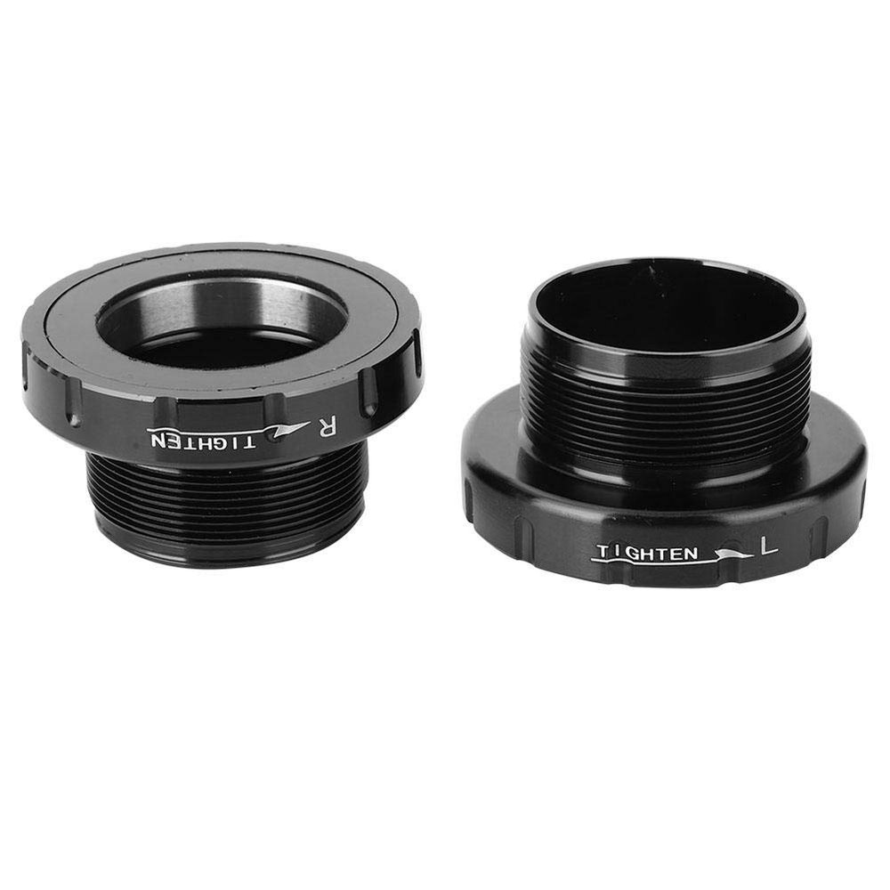 Alomejor Bottom Bracket, Aluminum Alloy BSA30 68 73mm BB Shell Thread Spindles, for Mountain Biking, Road Biking, City Riding, Maintenance Tool, Upgra