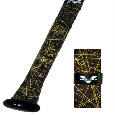 Vulcan | 1.00mm Bat Grip | Baseball/Softball | Gold Lazer