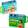 Cressi Scooby, White/Blue, Blue Mirrored lens view 4