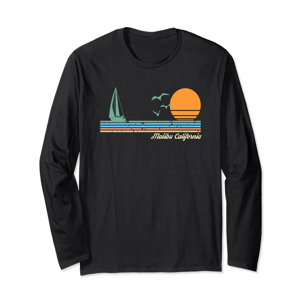 Malibu California Long Sleeve T-Shirt
