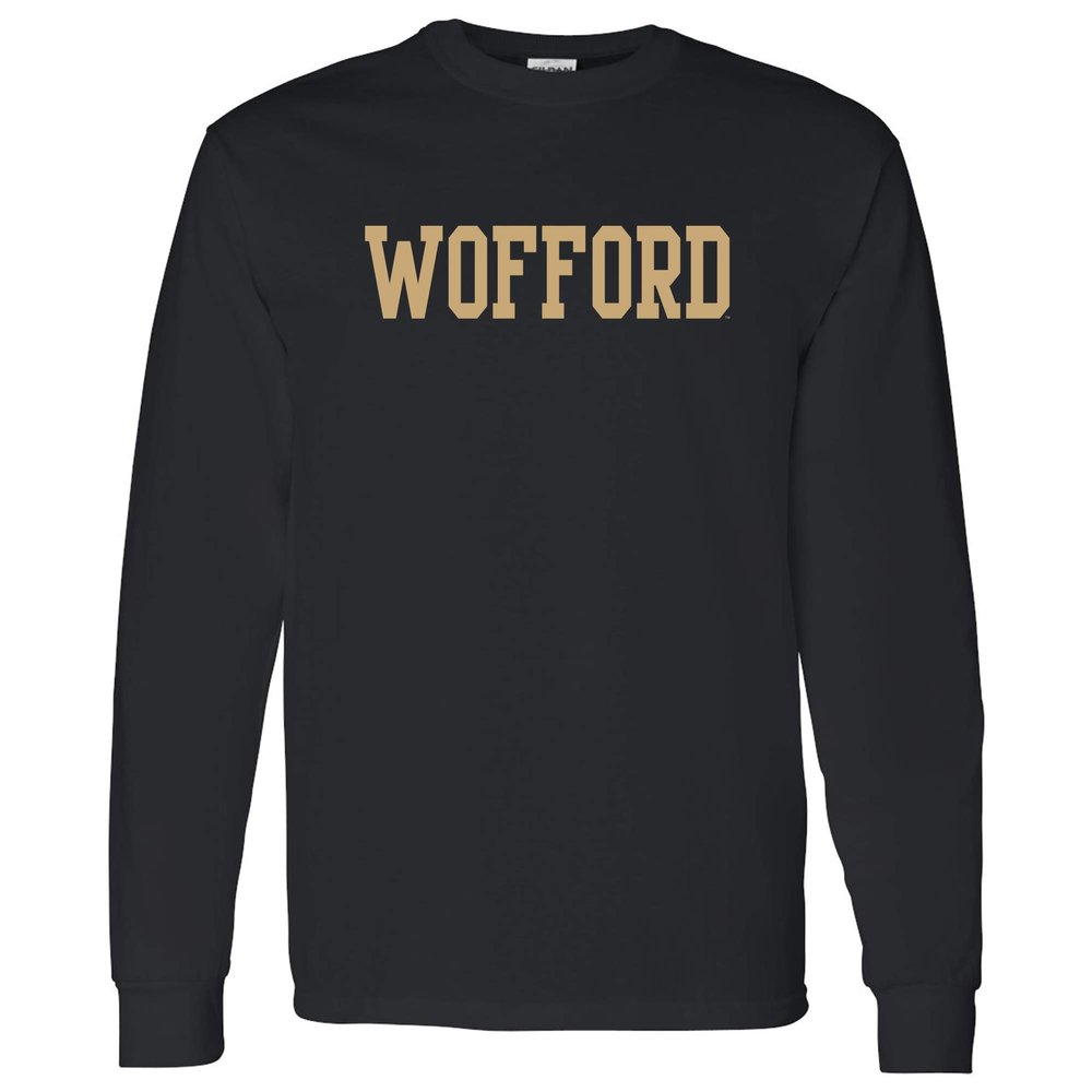 AL01 - Wofford Terriers Basic Block Long Sleeve - Medium - Black