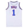 CNALLAR Youth Basketball Jersey Bugs #1 Space Movie Jersey Boys Sport Shirts (White, Youth X-Large) view 3