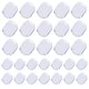 TOAOB 80 Pieces 2 Sizes Earring Back Pads Clear Silicone Comfort Earring Cushions for Clips on Earrings view 1