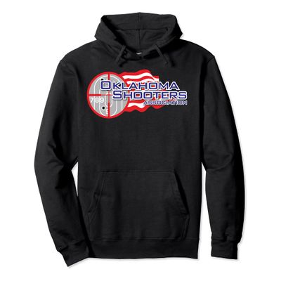 Okshooters.com OKShooters Hoodie ,Grey ,Small