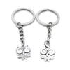 1 Item Metal Keychain Keyring Key Tags Chains Rings Jewelry Bag Charms SV2U3 Cartoon Owl view 1