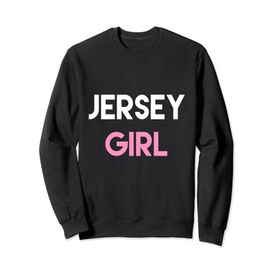 New Jersey Girl Crewneck Sweatshirt NJ Shore Women Gift