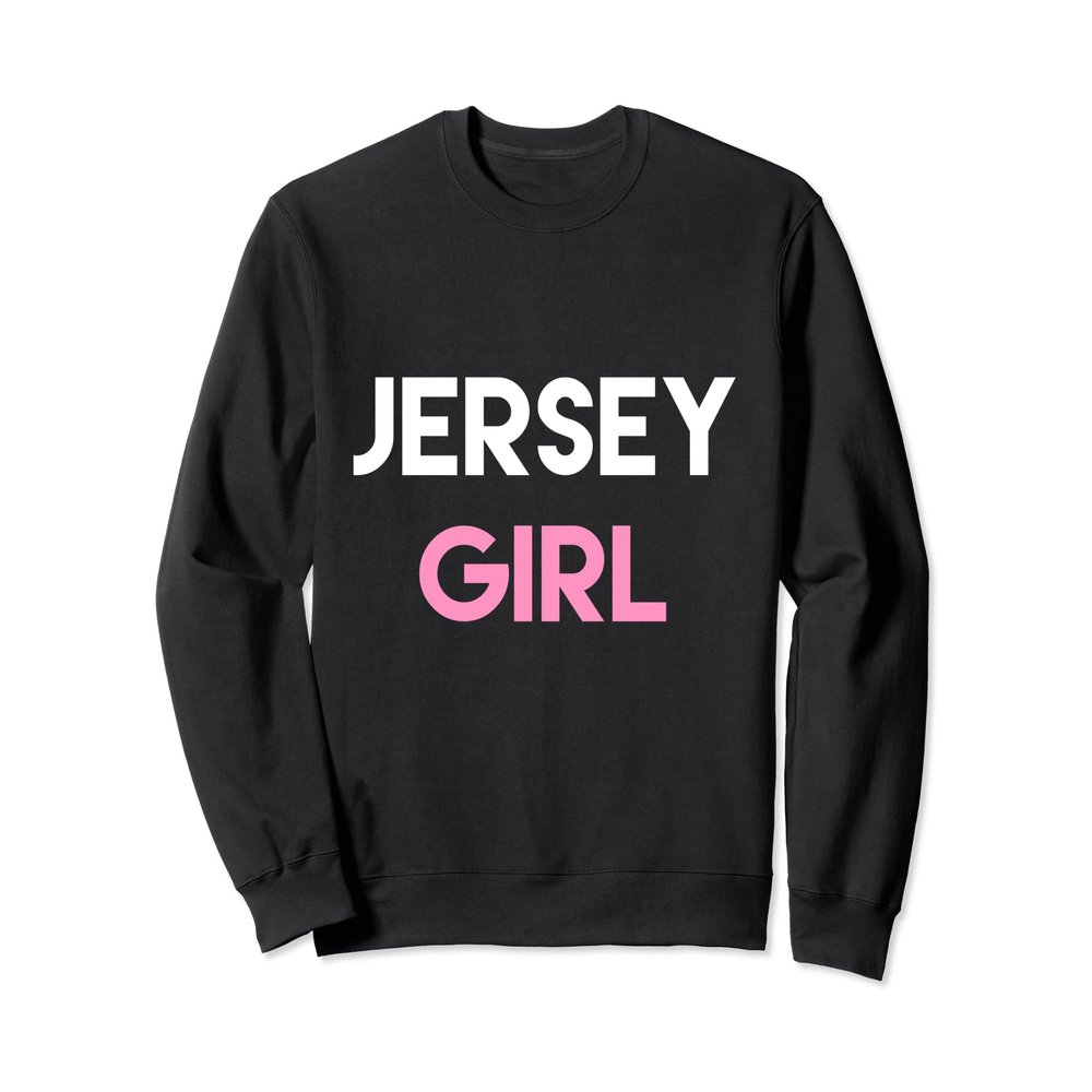 New Jersey Girl Crewneck Sweatshirt NJ Shore Women Gift