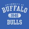 UGP Campus Apparel AH20 - University at Buffalo Bulls Athletic Arch HOODIE - Medium - Royal view 4
