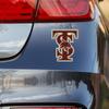 Collegiate NCAA Car Decal Made from Premium Weatherproof Vinyl (Texas State TS - Maroon) view 2