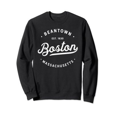 Classic Vintage Retro Boston MA Beantown Sweatshirt