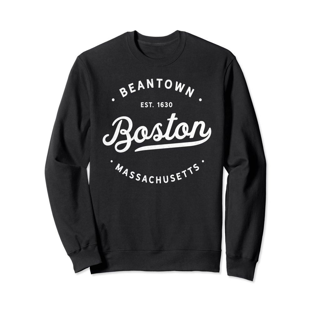 Classic Vintage Retro Boston MA Beantown Sweatshirt
