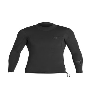 Xcel Wetsuits Men's Axis L/s Jacket 2/1mm Spring 19, Black, 3XL