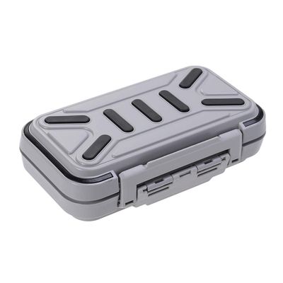 BESPORTBLE Waterproof Fishing Hooks Lures Baits Storage Box Case Fish Tackle Accessories - Grey