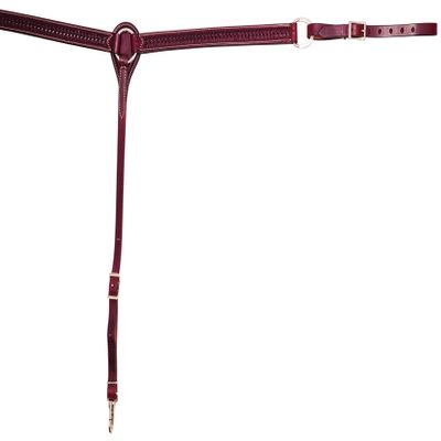 Cowboy Tack 1 1/4in Spider Breast Collar Rosewood