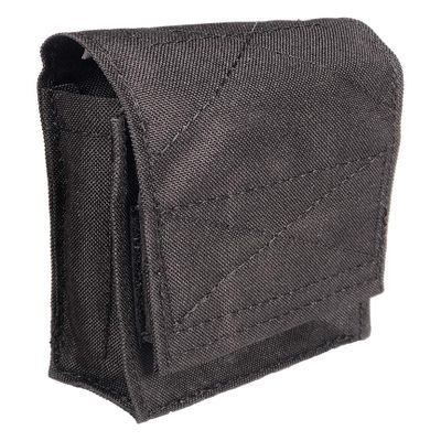 BLUE STONE SAFETY Nylon Double Handcuff Molle Pouch - Handcuff Case Holds 2 Sets of Cuffs - Tactical Pouch for Police and Security Load Bearing Vests and External Vest Carriers - (Black)
