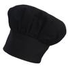 CHEFSKIN Chef Hat Black Twill Fully Adjustable Adult Size (Children) view 2