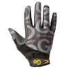 GoFit Go Grip Gray Full-Finger Training Gloves, Medium (GF-GTCFF-M) view 3