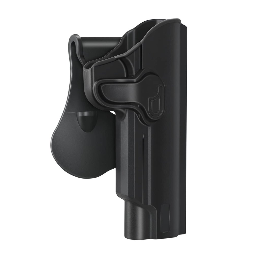 1911 Holster for Colt 1911, Kimber 1911, S&W 1911, Taurus 1911, Remington 1911 R1, Sig 1911, Ruger SR1911, GSG 1911, 1911 Paddle Holster, 360 Adjustable OWB Holster - Right Handed