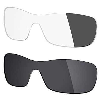 Mryok 2 Pair Polarized Replacement Lenses for Oakley Antix Sunglass - Options