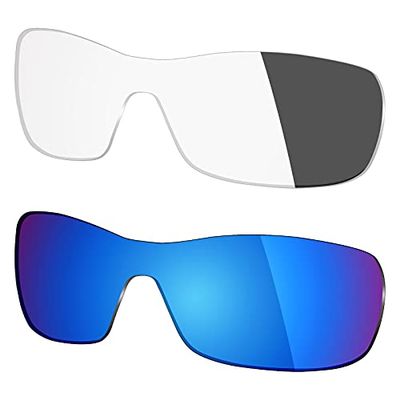 Mryok 2 Pair Polarized Replacement Lenses for Oakley Antix Sunglass - Options
