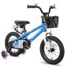 JOYSTAR Pluto Kids Bike 14 Inch BMX Style Children Bicycles with Training Wheels for Boys Girls Age 3-5 Years Blue view 1